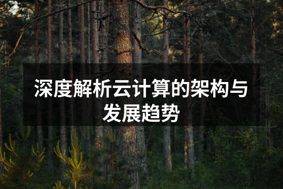 深度解析云计算的架构与发展趋势